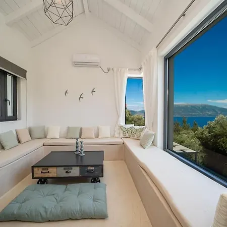 Elisabeth Sea View Private Pool Fiskardo Kefalonia Vilă *