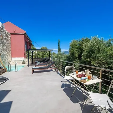 Vilă Elisabeth Sea View Private Pool Fiskardo Kefalonia