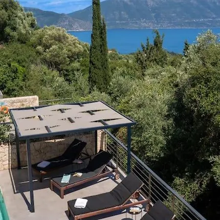 Elisabeth Sea View Private Pool Fiskardo Kefalonia Vilă *