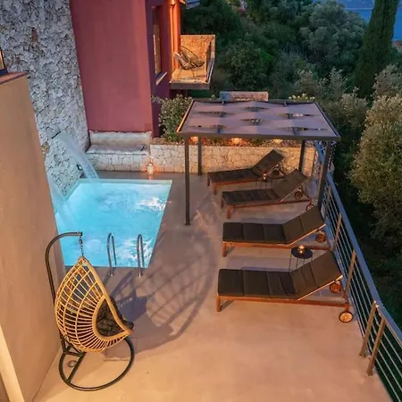 Elisabeth Sea View Private Pool Fiskardo Kefalonia Katsaráta