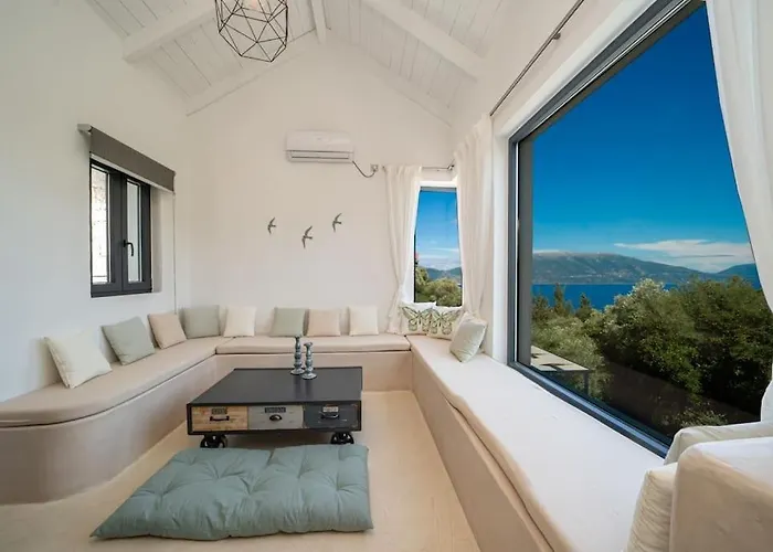 Elisabeth Sea View Private Pool Fiskardo Kefalonia 빌라 *