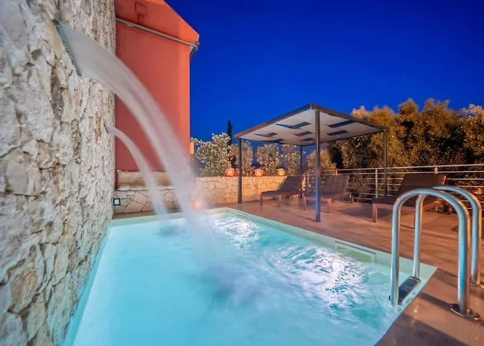 Elisabeth Sea View Private Pool Fiskardo Kefalonia 빌라