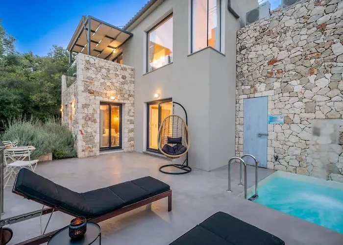 빌라 Elisabeth Sea View Private Pool Fiskardo Kefalonia *