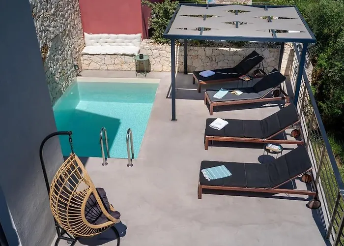 Elisabeth Sea View Private Pool Fiskardo Kefalonia 빌라 *